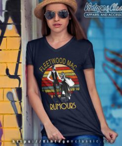 Fleetwood Mac Rumors Shirt 5 Fleetwood Mac Rumors V Neck TShirt