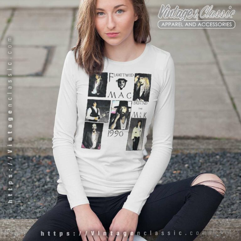 Fleetwood Mac Shirt Behind The Mask 1990 Long Sleeve Tee Fleetwood Mac Shirt Behind The Mask 1990 Long Sleeve Tee