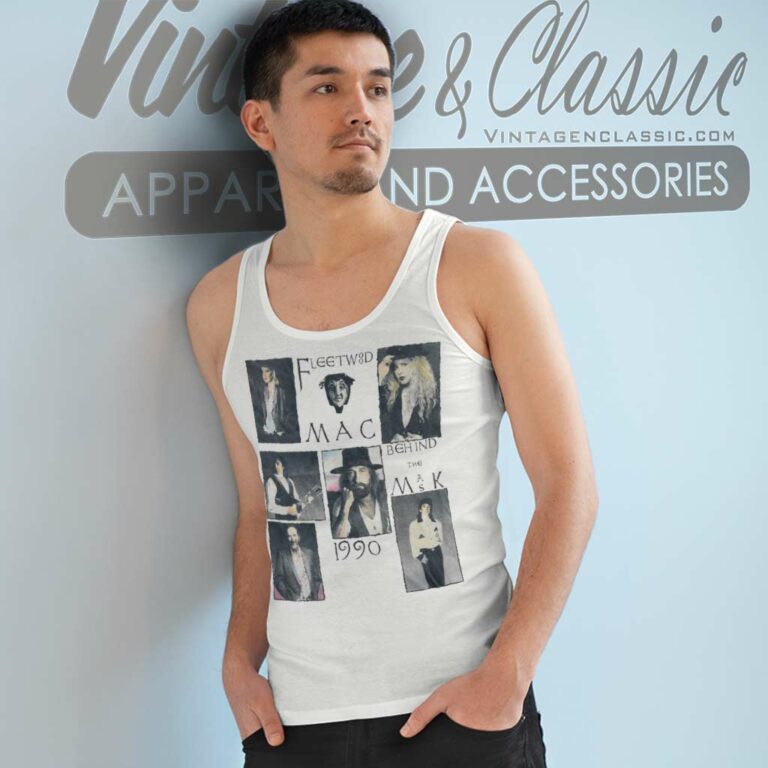 Fleetwood Mac Shirt Behind The Mask 1990 Tank Top Racerback Fleetwood Mac Shirt Behind The Mask 1990 Tank Top Racerback