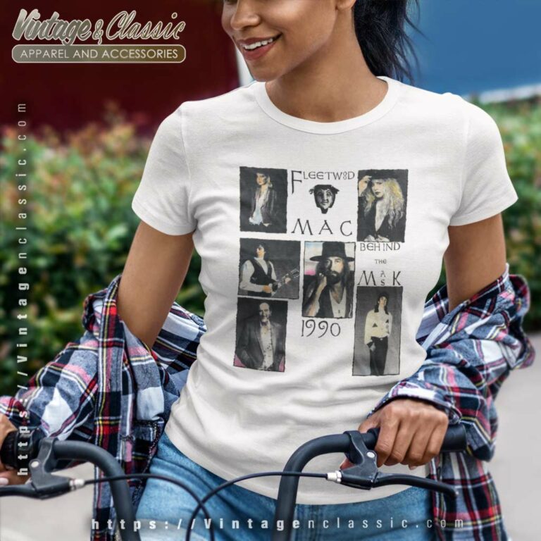 Fleetwood Mac Shirt Behind The Mask 1990 Women TShirt Fleetwood Mac Shirt Behind The Mask 1990 Women TShirt
