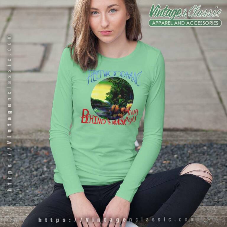 Fleetwood Mac Shirt Behind The Mask Tour Long Sleeve Tee Fleetwood Mac Shirt Behind The Mask Tour Long Sleeve Tee