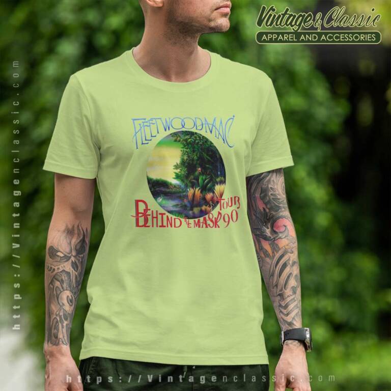 Fleetwood Mac Shirt Behind The Mask Tour T Shirt Fleetwood Mac Shirt Behind The Mask Tour T Shirt
