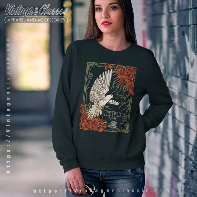 Fleetwood Mac Shirt Dove Band Logo Sweatshirt Fleetwood Mac Shirt Dove Band Logo Sweatshirt