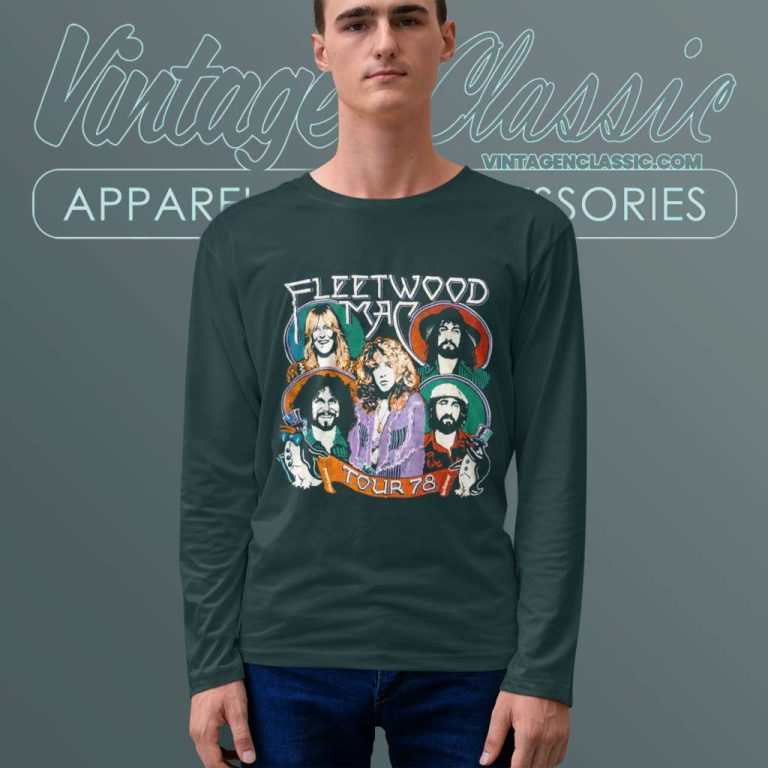 Fleetwood Mac Shirt Parking Lot Bootleg Rumours 1978 Tour Long Sleeve Tee Fleetwood Mac Shirt Parking Lot Bootleg Rumours 1978 Tour Long Sleeve Tee