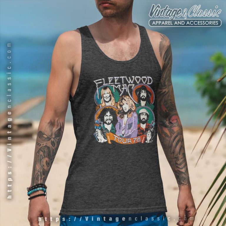 Fleetwood Mac Shirt Parking Lot Bootleg Rumours 1978 Tour Tank Top Racerback Fleetwood Mac Shirt Parking Lot Bootleg Rumours 1978 Tour Tank Top Racerback
