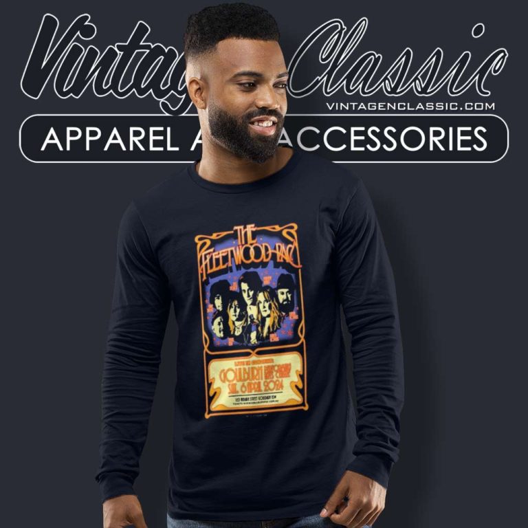 Fleetwood Mac Shirt Rock Band Saturday 06 April 2024 Poster Long Sleeve Tee Fleetwood Mac Shirt Rock Band Saturday 06 April 2024 Poster Long Sleeve Tee