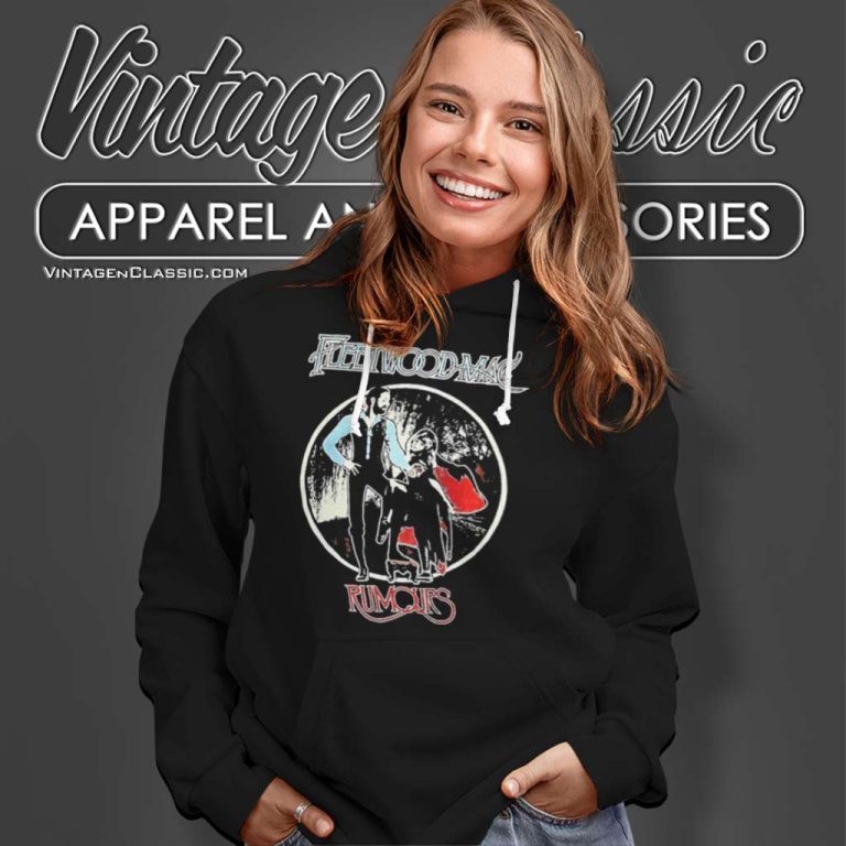 Fleetwood Mac Shirt Rumors Rock Band Graphic Hoodie Fleetwood Mac Shirt Rumors Rock Band Graphic Hoodie