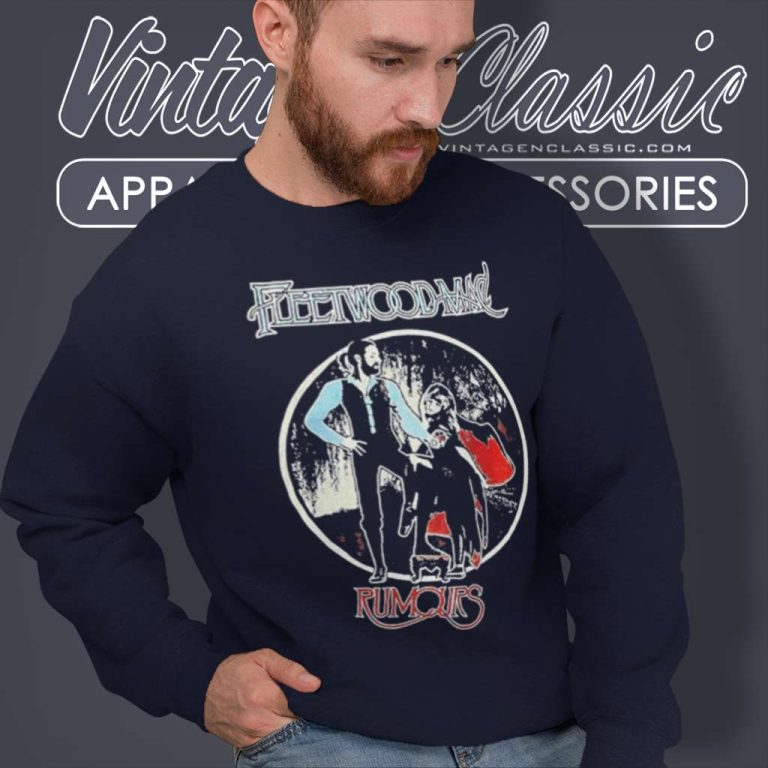 Fleetwood Mac Shirt Rumors Rock Band Graphic Sweatshirt Fleetwood Mac Shirt Rumors Rock Band Graphic Sweatshirt
