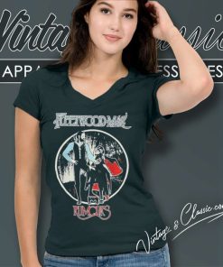 Fleetwood Mac Shirt Rumors Rock Band Graphic V Neck TShirt