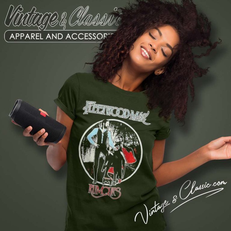Fleetwood Mac Shirt Rumors Rock Band Graphic Women TShirt Fleetwood Mac Shirt Rumors Rock Band Graphic Women TShirt
