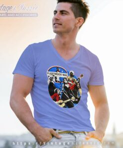 Fleetwood Mac Shirt Tusk Tour 5 Fleetwood Mac Shirt Tusk Tour V Neck TShirt