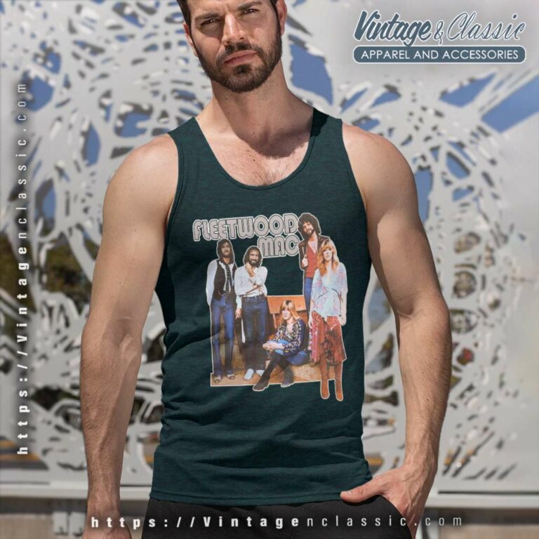 Fleetwood Mac Vintage Tank Top Racerback Fleetwood Mac Vintage Tank Top Racerback