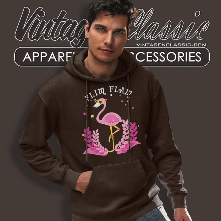 Flim Flam Cute Skating Flamingo Hoodie 1 Flim Flam Cute Skating Flamingo Hoodie 1