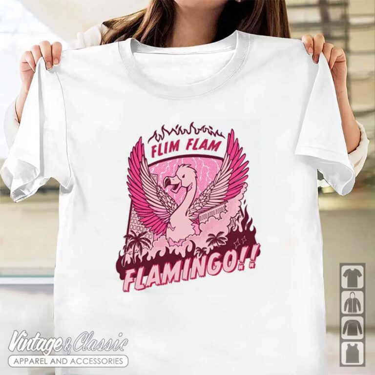 Flim Flam Flamingo Godzilla Shirt Flim Flam Flamingo Godzilla Shirt