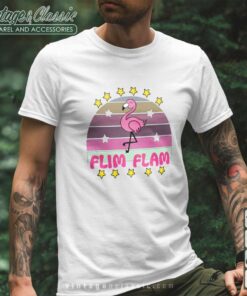 Flim Flam Flamingo Poster Tshirt