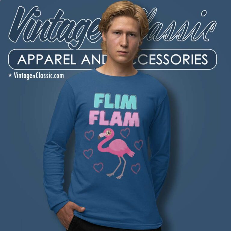 Flim Flam Love Flamingo Long Sleeve Tee 1 Flim Flam Love Flamingo Long Sleeve Tee 1
