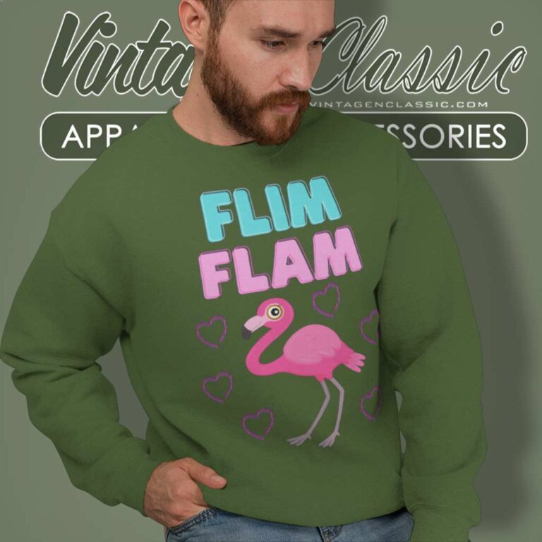 Flim Flam Love Flamingo Sweatshirt 1 Flim Flam Love Flamingo Sweatshirt 1