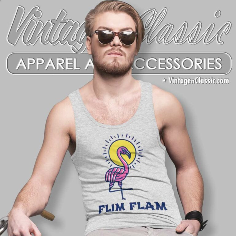 Flim Flam Philadelphia Flamingo Tank Top Racerback Flim Flam Philadelphia Flamingo Tank Top Racerback