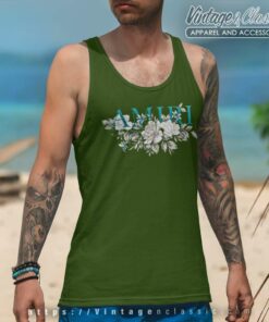 Floral Amiri Logo Tank Top Racerback