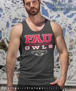 Florida Atlantic University Owls Shirt 4 Florida Atlantic University Owls Tank Top Racerback