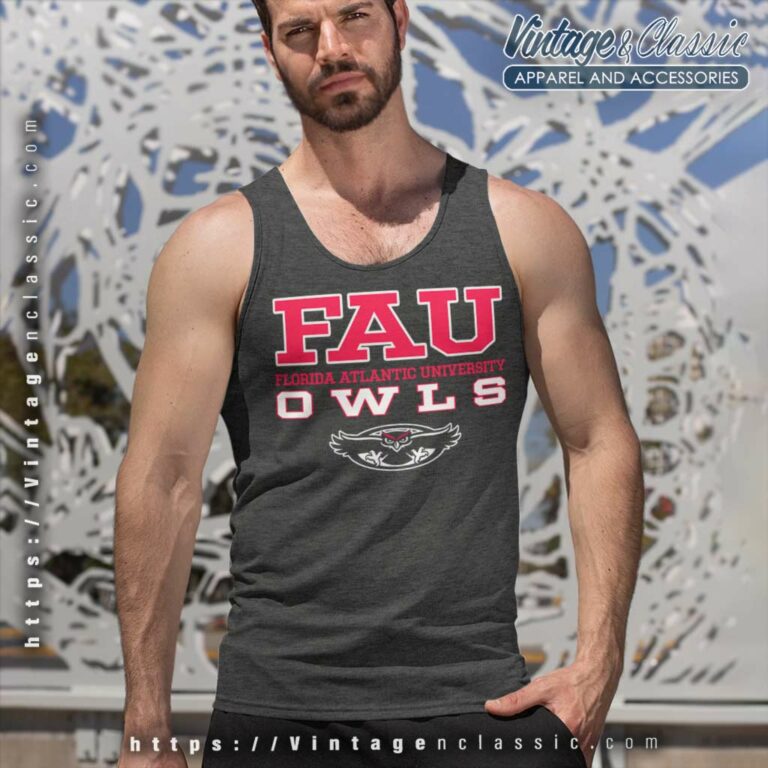 Florida Atlantic University Owls Tank Top Racerback Florida Atlantic University Owls Tank Top Racerback