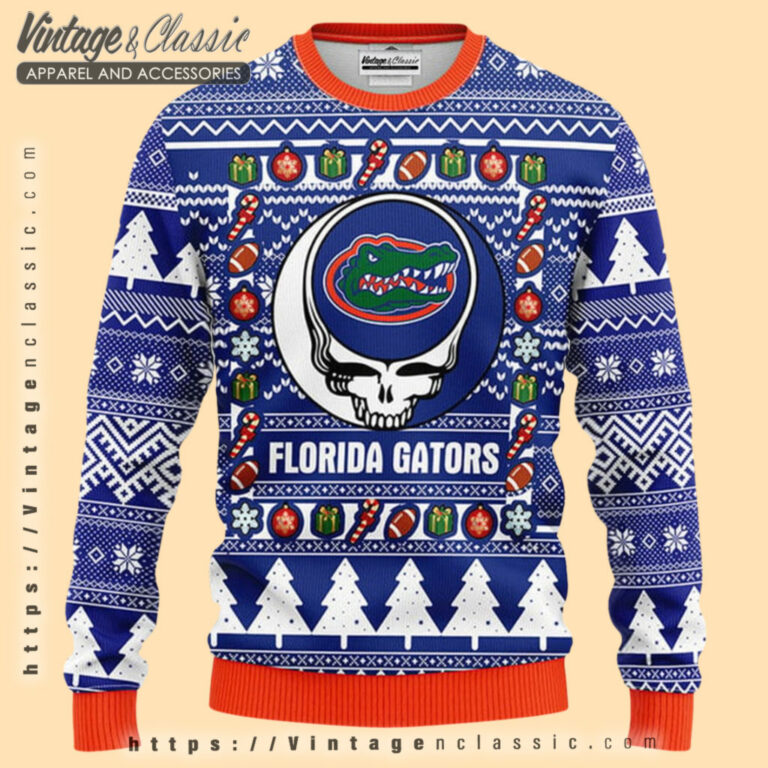 Florida Gators Grateful Dead Ugly Sweater Ugly Christmas Sweater Florida Gators Grateful Dead Ugly Sweater Ugly Christmas Sweater