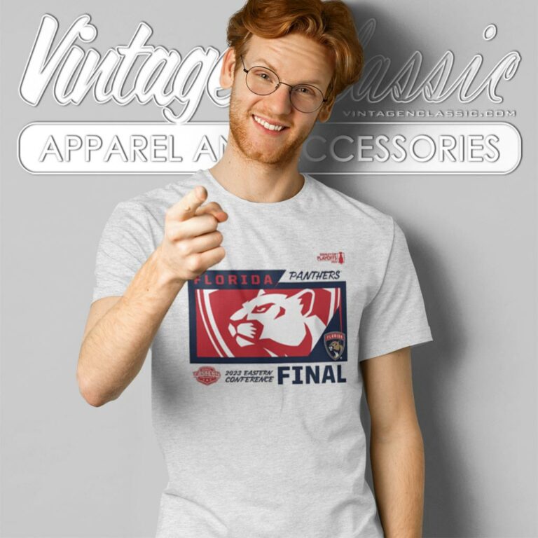 Florida Panthers 2023 Stanley Cup Playoffs Eastern Conference T Shirt Florida Panthers 2023 Stanley Cup Playoffs Eastern Conference T Shirt