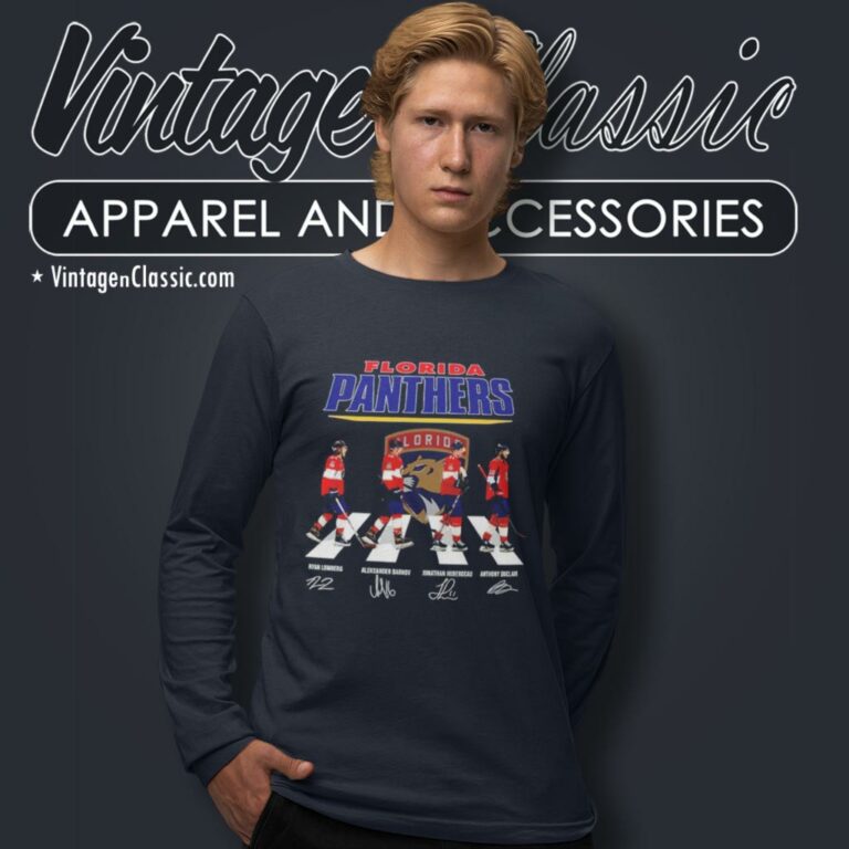 Florida Panthers Abbey Road Signatures Long Sleeve Tee Florida Panthers Abbey Road Signatures Long Sleeve Tee