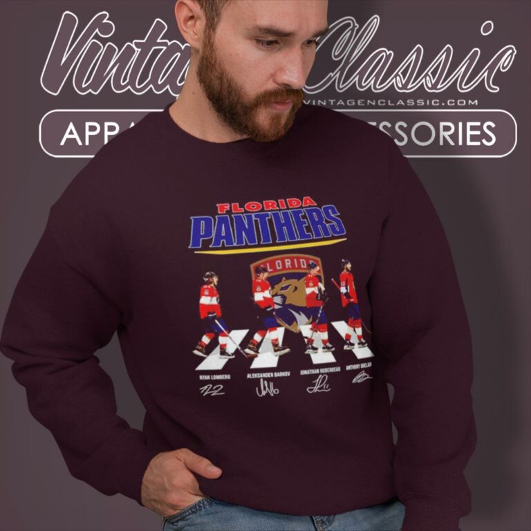 Florida Panthers Abbey Road Signatures Sweatshirt Florida Panthers Abbey Road Signatures Sweatshirt