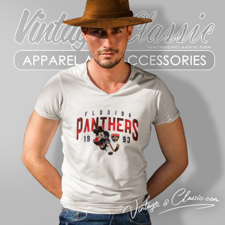 Florida Panthers Disney Hockey V Neck TShirt Florida Panthers Disney Hockey V Neck TShirt