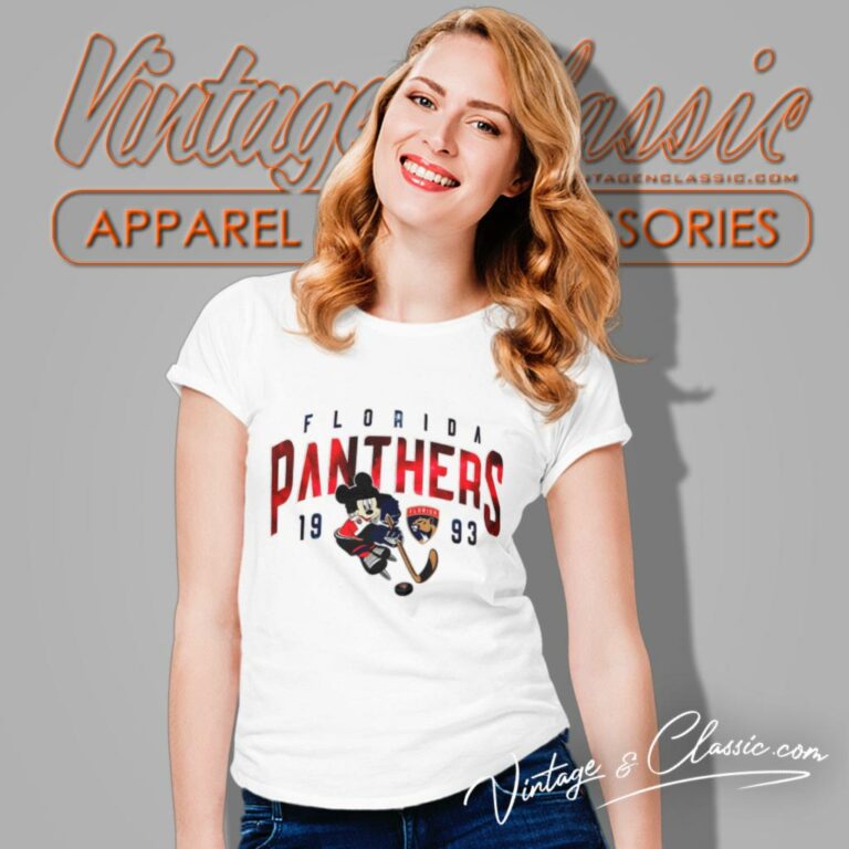 Florida Panthers Disney Hockey Women T Shirt Florida Panthers Disney Hockey Women T Shirt