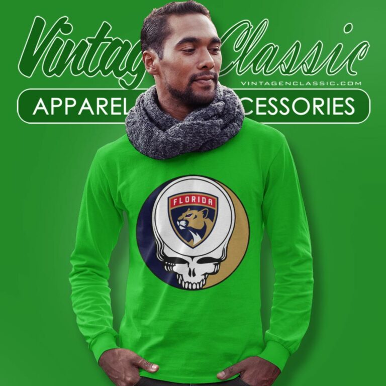 Florida Panthers Grateful Dead Steal Your Face Long Sleeve Tee Florida Panthers Grateful Dead Steal Your Face Long Sleeve Tee