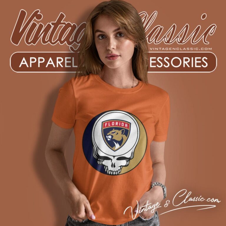 Florida Panthers Grateful Dead Steal Your Face Women T Shirt Florida Panthers Grateful Dead Steal Your Face Women T Shirt