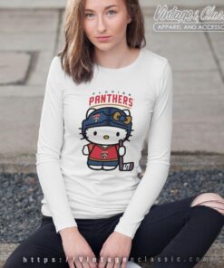 Florida Panthers Hello Kitty Shirt Long Sleeve Tee