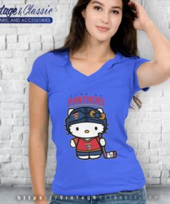 Florida Panthers Hello Kitty Shirt V Neck TShirt