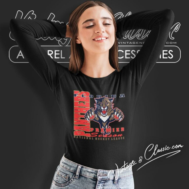 Florida Panthers Hockey 1990s Nhl Long Sleeve Tee Florida Panthers Hockey 1990s Nhl Long Sleeve Tee
