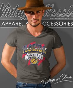 Florida Panthers Ice Hockey Team Nhl 2023 V Neck TShirt 1