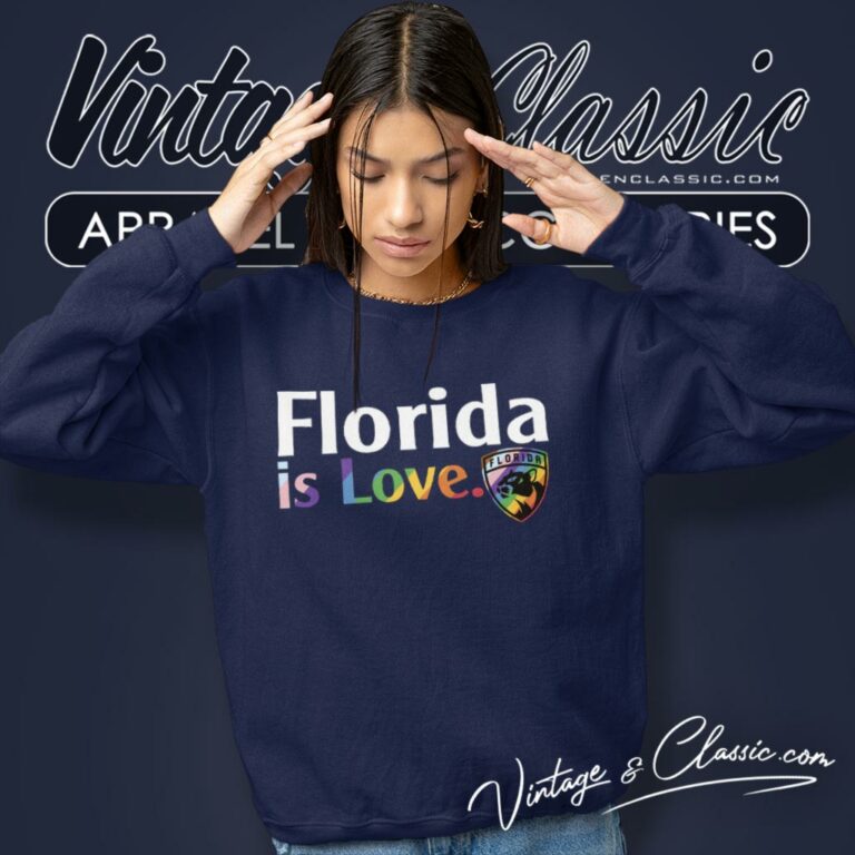 Florida Panthers Is Love City Pride Sweatshirt Florida Panthers Is Love City Pride Sweatshirt