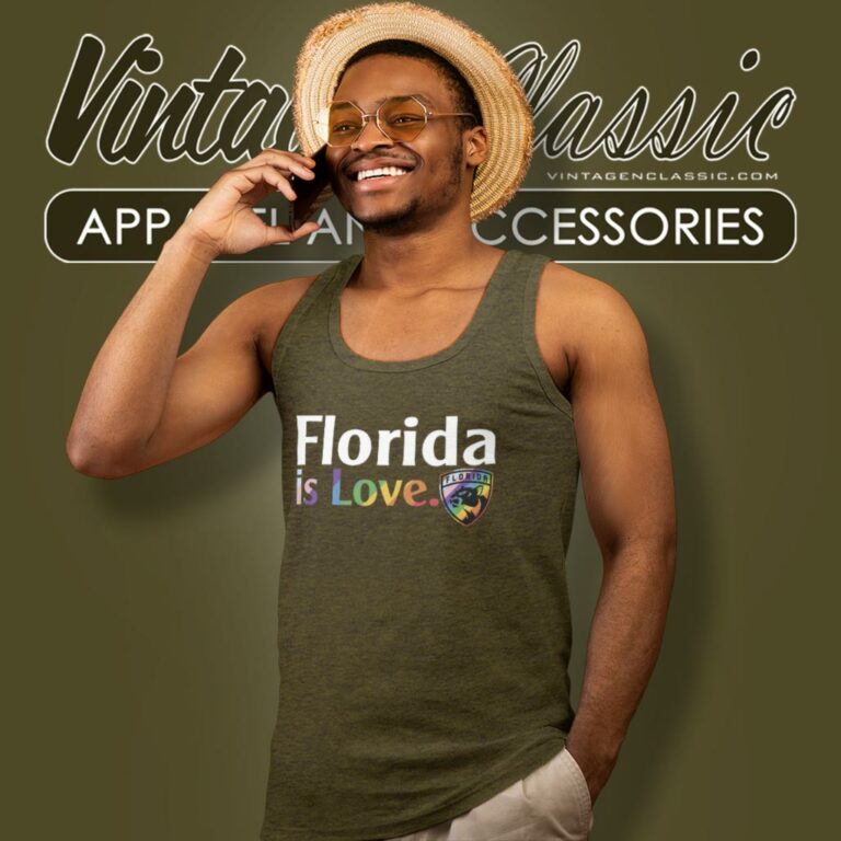 Florida Panthers Is Love City Pride Tank Top Racerback Florida Panthers Is Love City Pride Tank Top Racerback