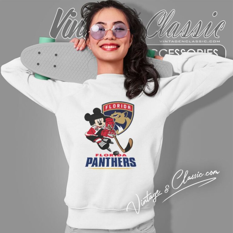 Florida Panthers Mickey Mouse Disney Hockey Sweatshirt Florida Panthers Mickey Mouse Disney Hockey Sweatshirt