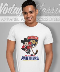 Florida Panthers Mickey Mouse Disney Hockey T Shirt