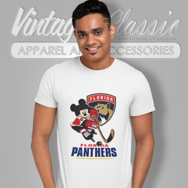 Florida Panthers Mickey Mouse Disney Hockey T Shirt Florida Panthers Mickey Mouse Disney Hockey T Shirt