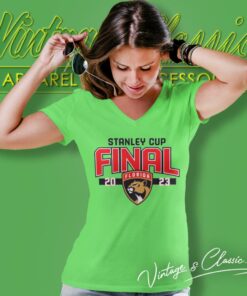 Florida Panthers Nhl 2023 Stanley Cup Final V Neck TShirt