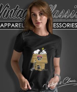 Florida Panthers Nhl Hockey Snoopy Woodstock The Peanuts Movie Women T Shirt