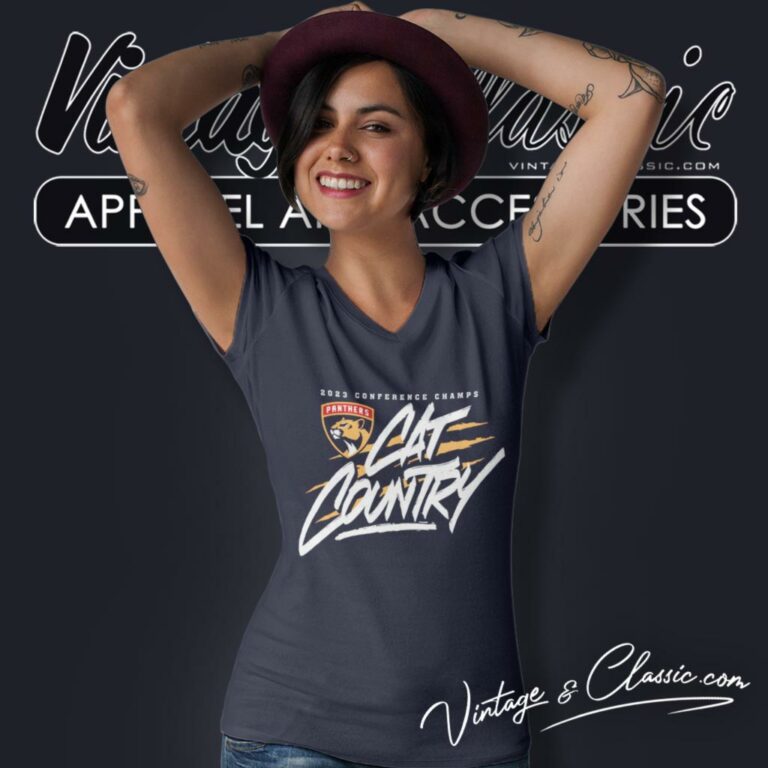 Florida Panthers Shirt 2023 Eastern Conference Champions V Neck TShirt 1 Florida Panthers Shirt 2023 Eastern Conference Champions V Neck TShirt 1