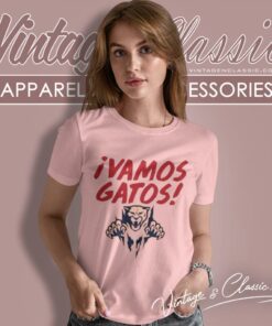Florida Panthers Vamos Gatos Leaping Cat Women T Shirt 1