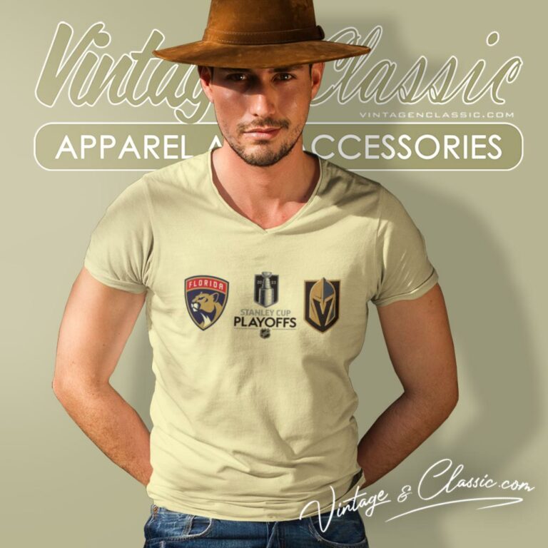 Florida Panthers Vs Vegas Golden Knights Stanley Cup Finals V Neck TShirt Florida Panthers Vs Vegas Golden Knights Stanley Cup Finals V Neck TShirt