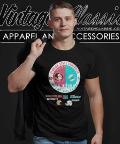 Florida State On Saturdays And Dolphins On Sundays Helmet T Shirt