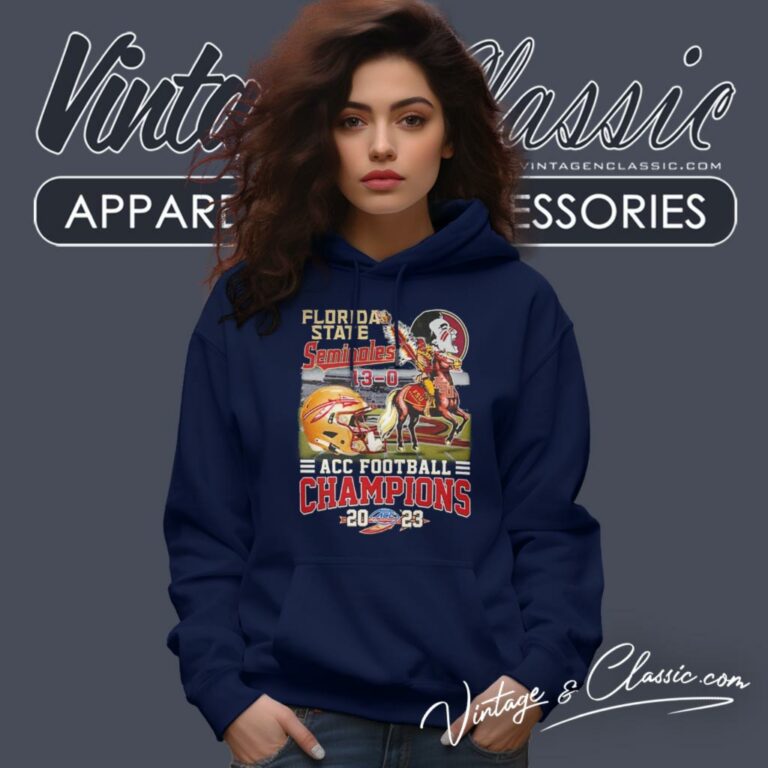 Florida State Seminoles 13 0 Acc Football Champions 2023 Hoodie Florida State Seminoles 13 0 Acc Football Champions 2023 Hoodie