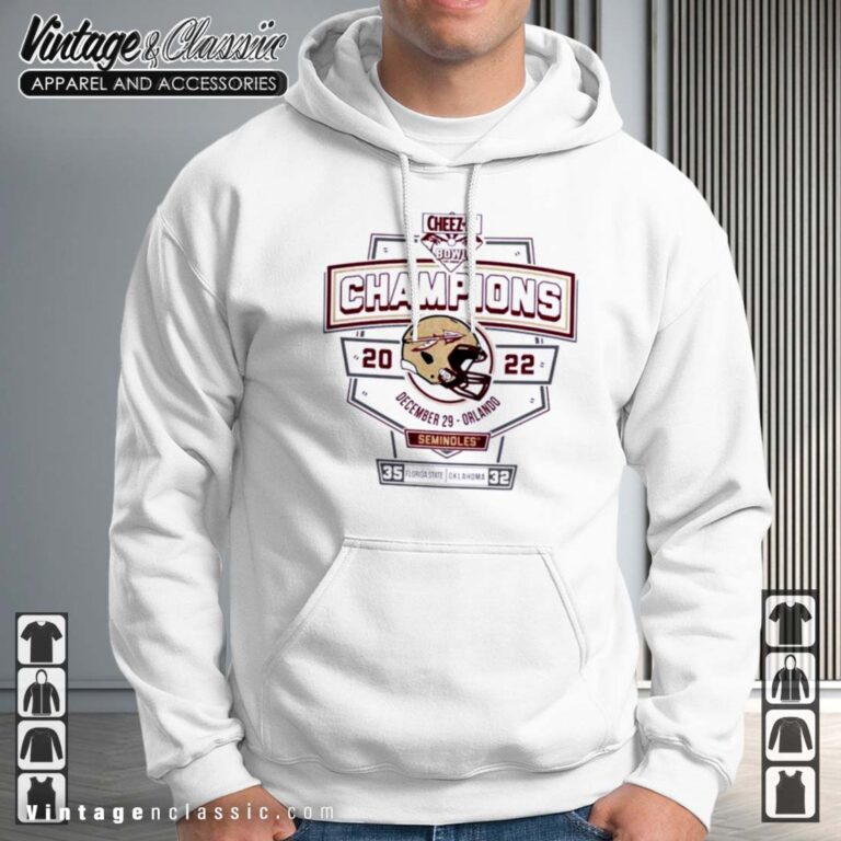 Florida State Seminoles 2022 Cheez It Bowl Champions HOODIE Florida State Seminoles 2022 Cheez It Bowl Champions HOODIE